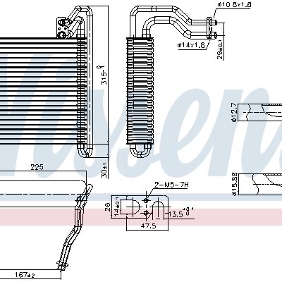 Evaporador, Aire Acondicionado Ford Focus III · 92333