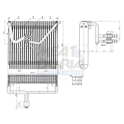 Evaporador, Aire Acondicionado Kia RIO II Sedán · 997087
