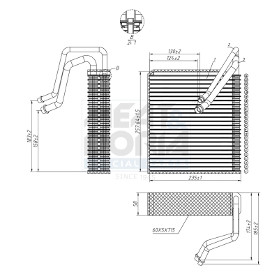 Evaporador, Aire Acondicionado Land Rover Freelander 2 · 997098