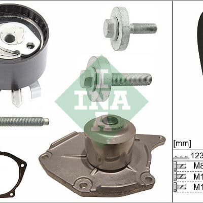 Bomba De Agua + Kit Correa Distribución Renault Kangoo BE BOP · 530 0197 31