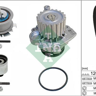 Bomba De Agua + Kit Correa Distribución SEAT Leon · 530 0201 33
