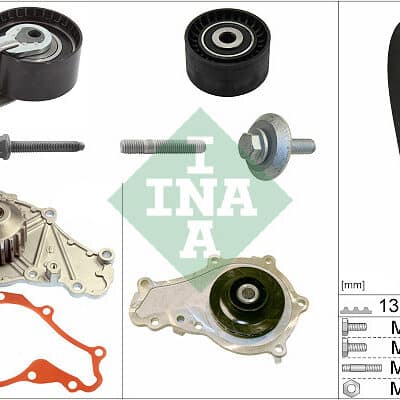 Bomba De Agua + Kit Correa Distribución Citroën C3 Picasso · 530 0375 30
