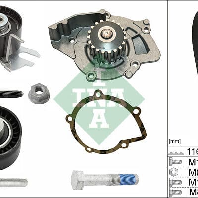 Bomba De Agua + Kit Correa Distribución Peugeot 3008 I Monospace · 530 0558 31