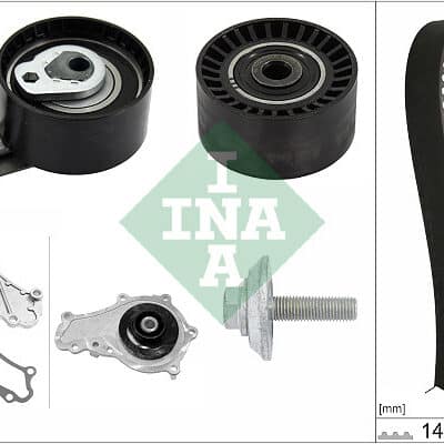 Bomba De Agua + Kit Correa Distribución Ford Focus III · 530 0578 30