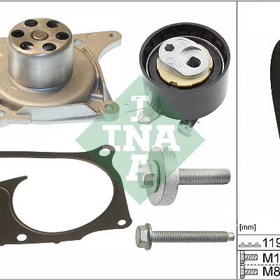 Bomba De Agua + Kit Correa Distribución Renault Clio IV · 530 0607 30