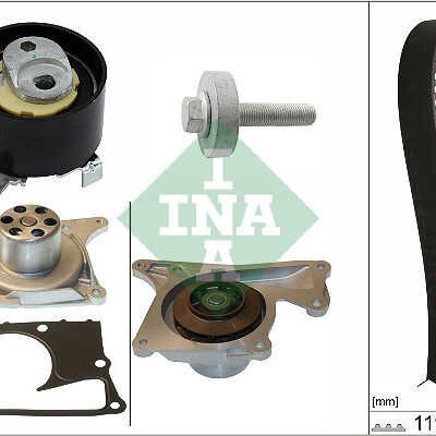 Bomba De Agua + Kit Correa Distribución Nissan Qashqai II · 530 0843 30