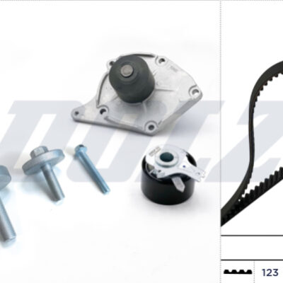 Bomba De Agua + Kit Correa Distribución Nissan Micra III · KD003