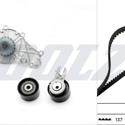 Bomba De Agua + Kit Correa Distribución Citroën C3 Picasso · KD016