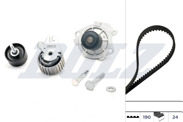 Bomba De Agua + Kit Correa Distribución Fiat Bravo II · KD032