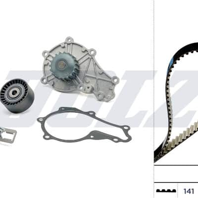 Bomba De Agua + Kit Correa Distribución Ford Focus III · KD079