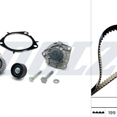 Bomba De Agua + Kit Correa Distribución Alfa Romeo Giulietta · KD102