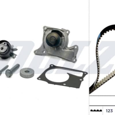 Bomba De Agua + Kit Correa Distribución Dacia Lodgy · KD103