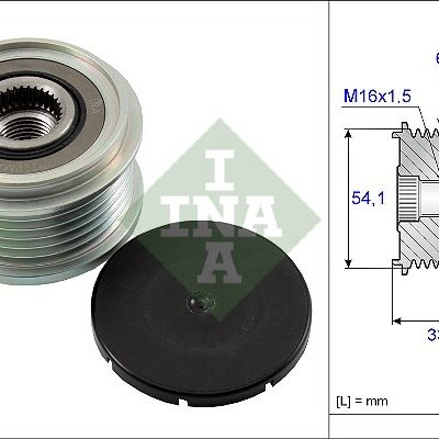 Rueda Libre Alternador Citroën C3 Picasso · 535 0059 10