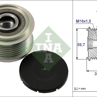 Rueda Libre Alternador Ford Transit Autobús · 535 0128 10