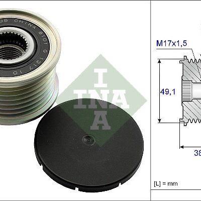 Rueda Libre Alternador Renault Master III Caja/chasis · 535 0153 10