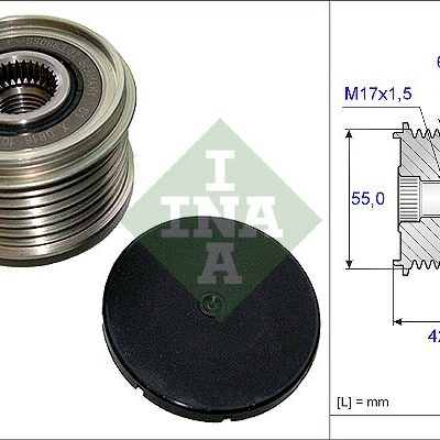 Rueda Libre Alternador Renault Clio IV · 535 0154 10