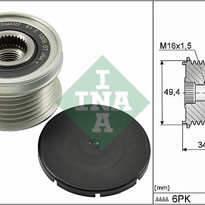 Rueda Libre Alternador SEAT Arona · 535 0155 10