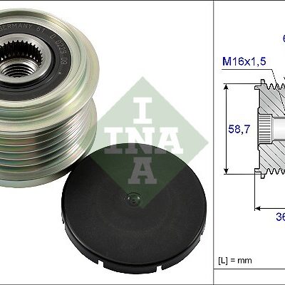 Rueda Libre Alternador Peugeot Boxer Autobús · 535 0160 10