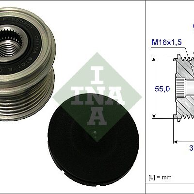 Rueda Libre Alternador Hyundai Santa FE IV · 535 0216 10