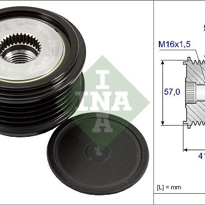 Rueda Libre Alternador Hyundai i20 II · 535 0248 10
