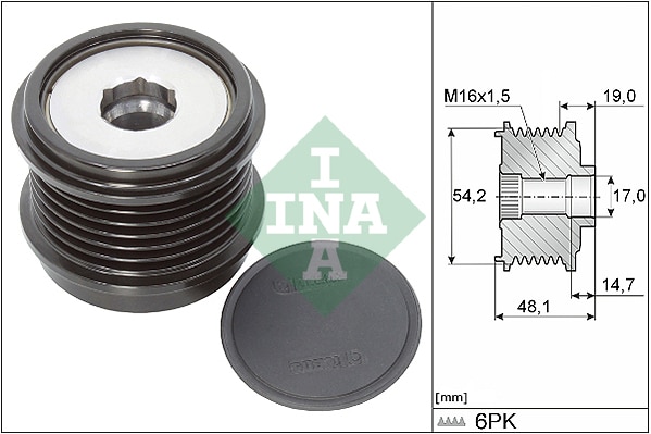 Rueda Libre Alternador Ford Galaxy III · 535 0310 10