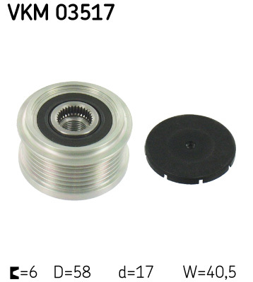 Rueda Libre Alternador Opel Astra J GTC · VKM 03517
