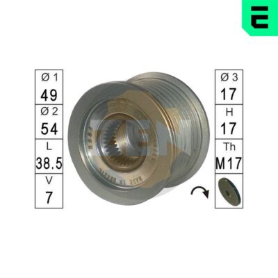 Rueda Libre Alternador Renault Laguna III · ZN5584