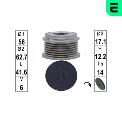 Rueda Libre Alternador Toyota Auris Station Wagon · ZN5794