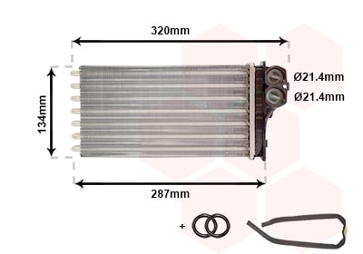Radiador De Calefacción Citroën Xsara Picasso · 09006279