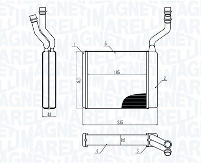 Radiador De Calefacción Mazda 3 · 350218425000
