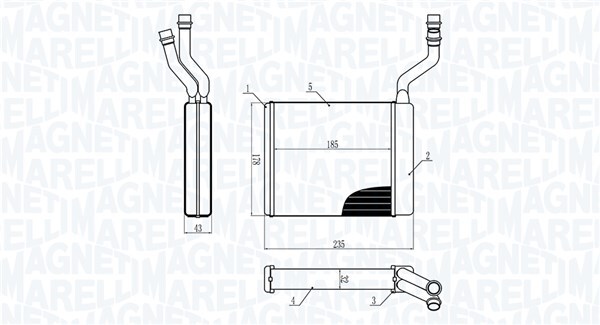 Radiador De Calefacción Mazda 3 · 350218425000