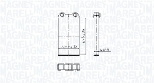 Radiador De Calefacción Opel Vivaro A Furgoneta · 350218439000