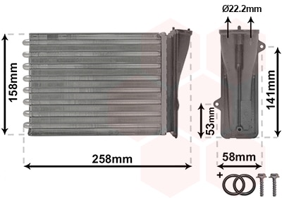 Radiador De Calefacción Peugeot 208 I · 40006413