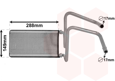 Radiador De Calefacción Toyota Land Cruiser Prado · 53006714