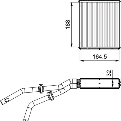 Radiador De Calefacción Mazda 3 · 812359