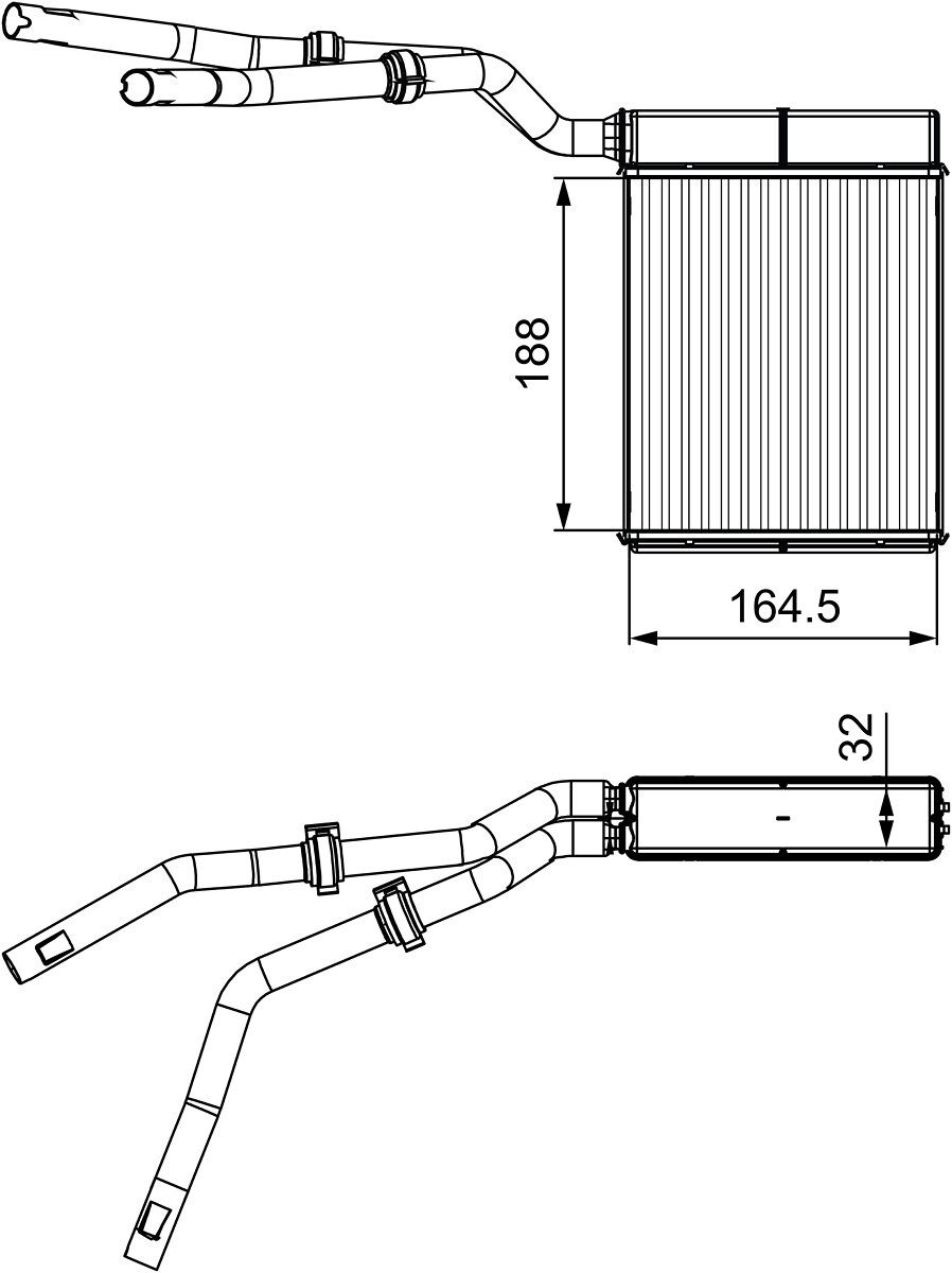 Radiador De Calefacción Mazda 3 · 812359