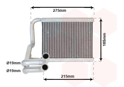 Radiador De Calefacción Hyundai i30 · 82006213