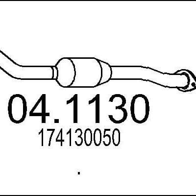 Catalizador Toyota Land Cruiser Prado · 04.1130