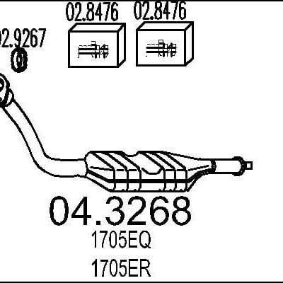 Catalizador Peugeot Expert Furgoneta · 04.3268