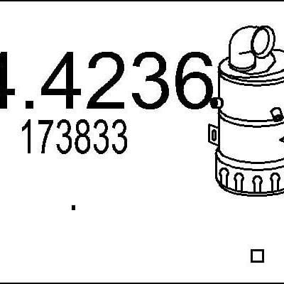 Catalizador Peugeot 207 · 04.4236