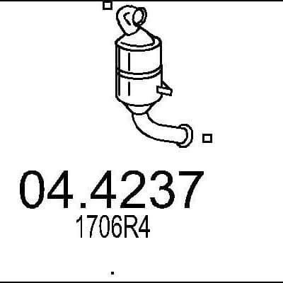 Catalizador Peugeot 207 · 04.4237