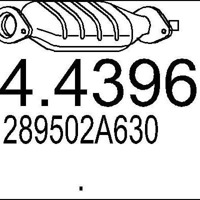 Catalizador Hyundai i30 · 04.4396