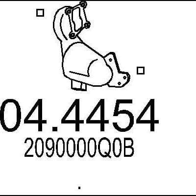 Catalizador Renault Kangoo BE BOP · 04.4454