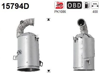 Catalizador Peugeot 2008 I · 15794D