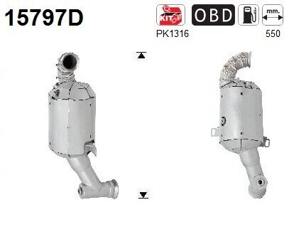 Catalizador Peugeot 308 II · 15797D