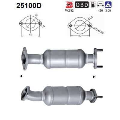 Catalizador Hyundai i30 · 25100D