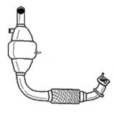 Catalizador Ford Fiesta V · 26132