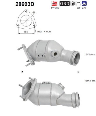 Catalizador Fiat Ducato Caja/chasis · 28693D