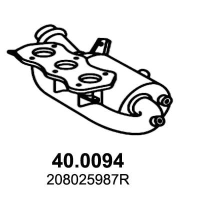 Catalizador Renault Twingo III · 40.0094