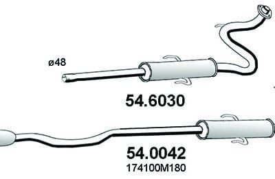 Catalizador Toyota Yaris · 54.0042